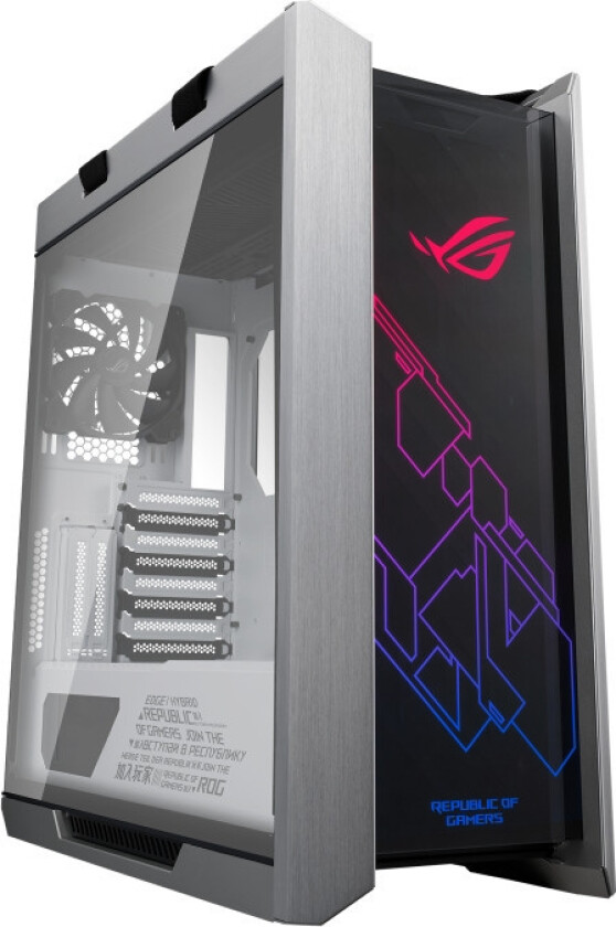 ROG Strix Helios - White Edition - tower - utvidet ATX (E-ATX) - sidepanel med vindu (glass) - ingen strømforsyning (ATX) - hvit utgave - USB/lyd