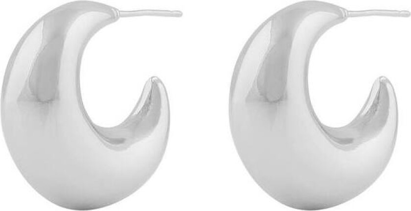Snö Of Sweden Millie Round Ear Plain Silver Onesize