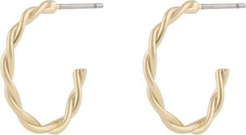 Snö Of Sweden Harper Oval Ear Plain Gold Onesize