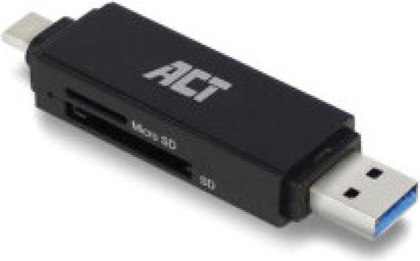 ACT AC6375 minnekortleser USB 3.2 Gen 1 (3.1 Gen 1) Svart