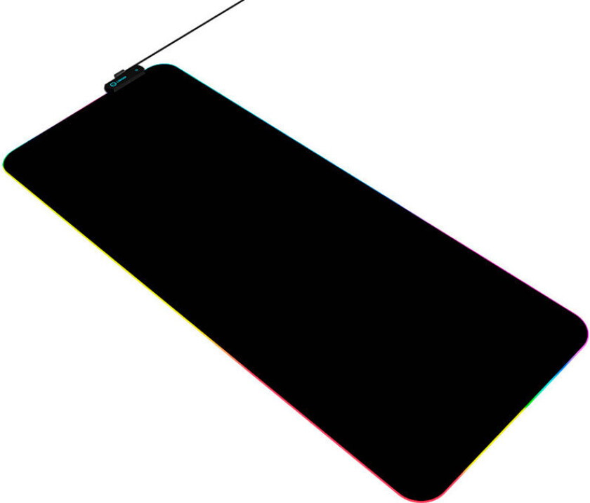 Lorgar Steller 919, Sort, Monokromatisk, Spandex, USB-strøm, Antiskliunderlag, Musematte til gaming