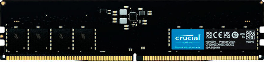 - DDR5 - modul - 16 GB - DIMM 288-pin - 5600 MHz / PC5-44800 - CL46 - 1.1 V - ikke-bufret