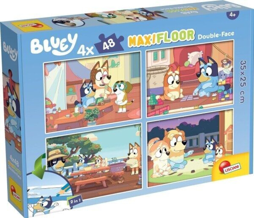 LISCIANI BLUEY PUZZLE DF MAXI FLOOR 4 X 48