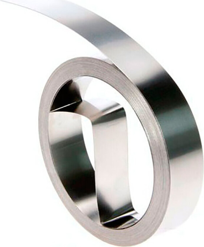 IND - Rustfritt stål - ikke-adhesiv - Rull (1,2 cm x 6,4 m) 1 rull(er) preget tape - for DYMO M1011 Rhino M1011