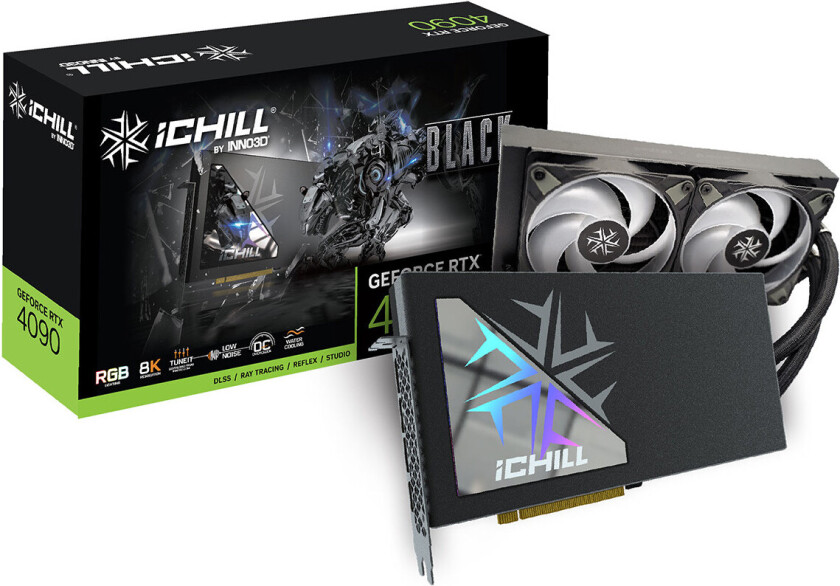 Inno3D GeForce RTX 4090 ICHILL BLACK NVIDIA 24 GB GDDR6X DLSS 3
