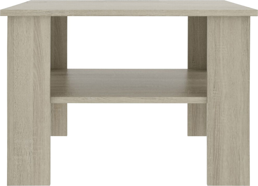 Salongbord sonoma eik 60x60x42 cm konstruert tre