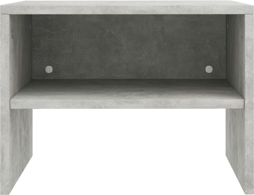 Nattbord betonggrå 40x30x30 cm konstruert tre