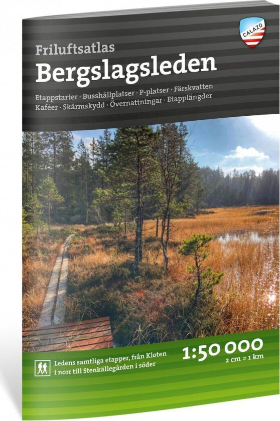 Friluftsatlas Bergslagsleden 1:50.000 NoColour OneSize, NoColour