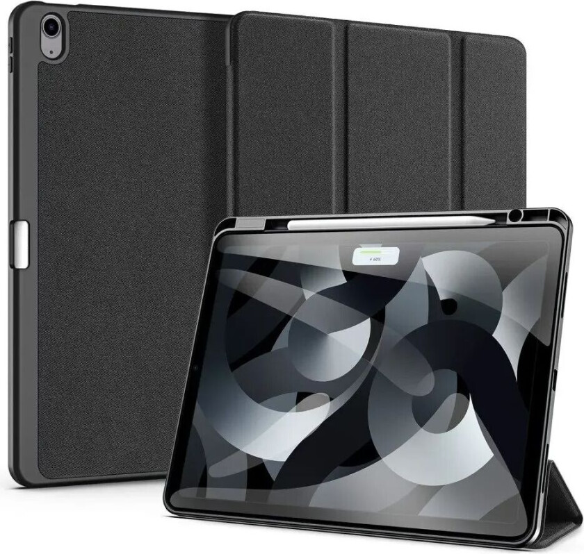 iPad Air 13" (2024) DUX DUCIS DOMO Series Flip Deksel med Penneholder - Svart