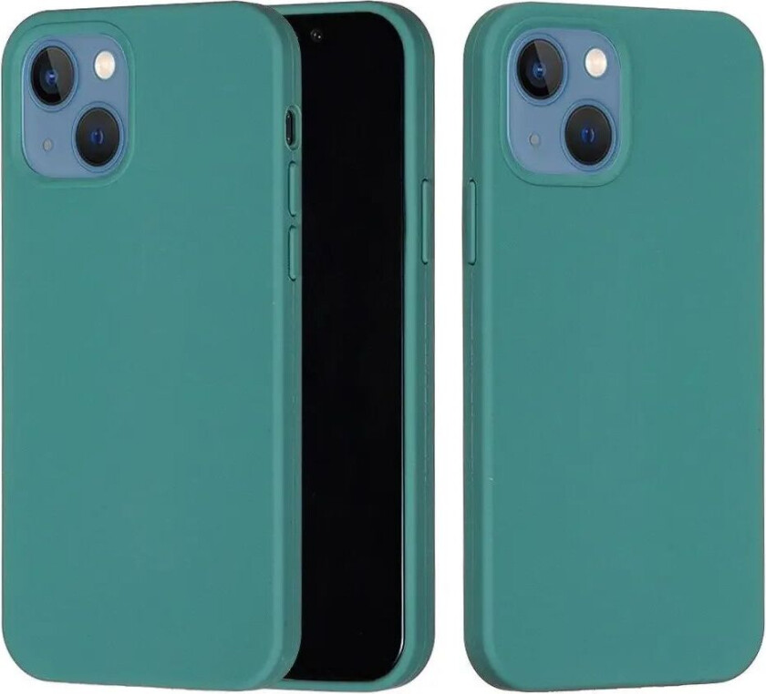 iPhone 13 Mini Silikon Deksel - Mørk Grønn