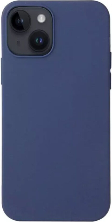iPhone 14 Fleksibelt Plastdeksel - Blå