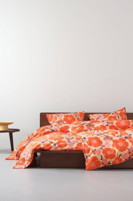 sengesett enkeltseng økologisk Oransje