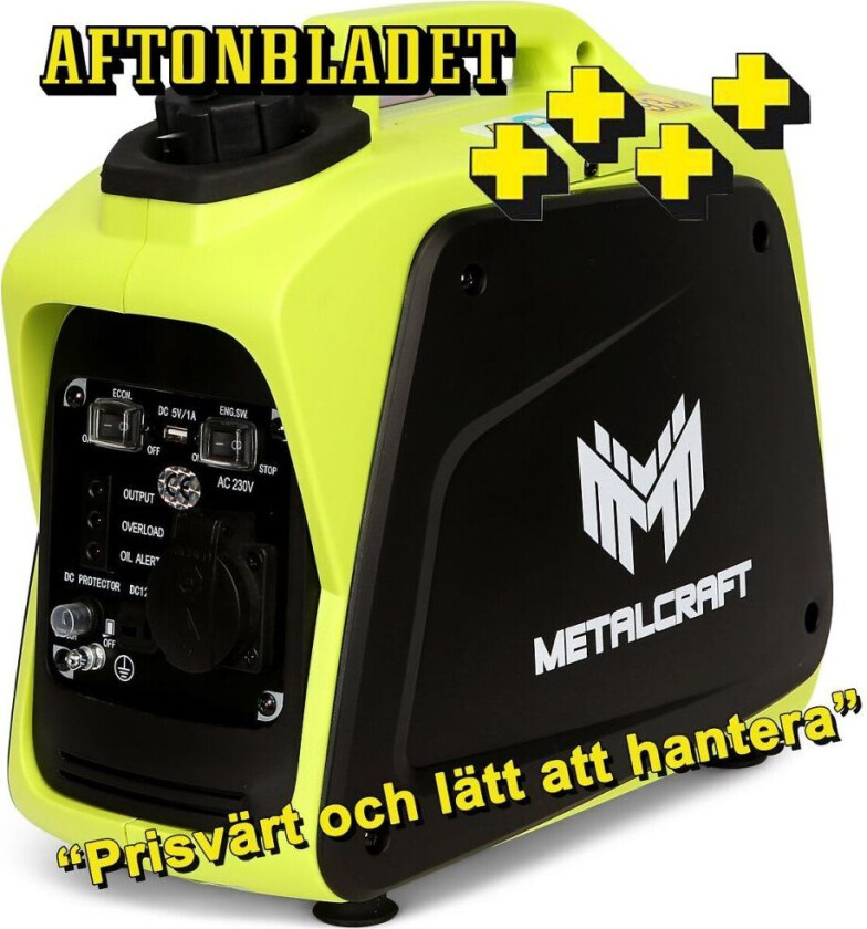 Bilde av Digitalt strømaggregat 1000W Portabel med USB-port Metalcraft