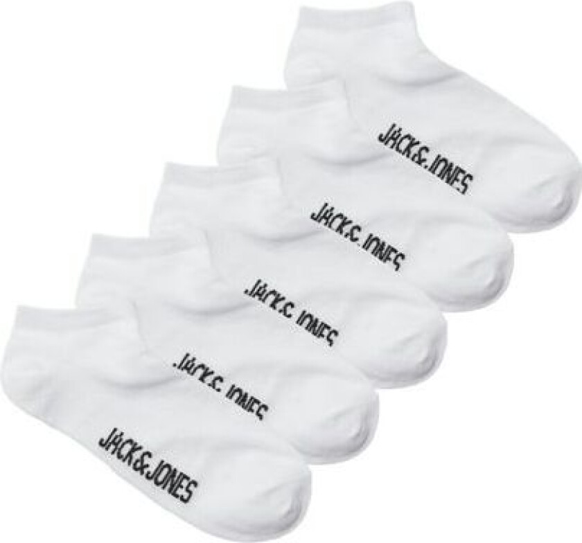 Jack & Jones - Ankelsokker 5pk White