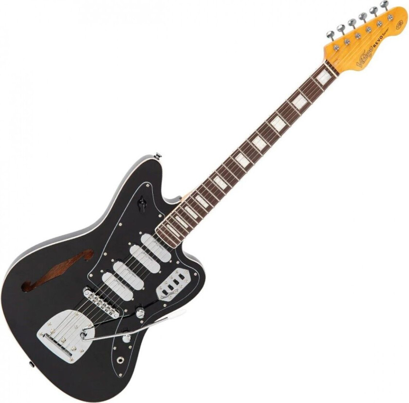 REVO Surfmaster Quad Thinline Offset Boulevard Black