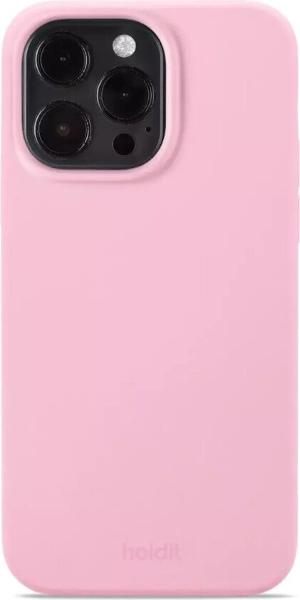 Holdit iPhone 15 Pro Max Soft Touch Silikon Deksel - Pink