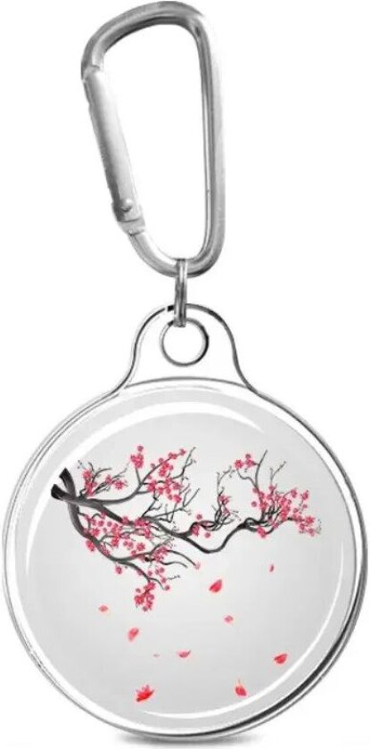 Apple AirTag Plastdeksel m. Karabinkrok - Kirsebærtre