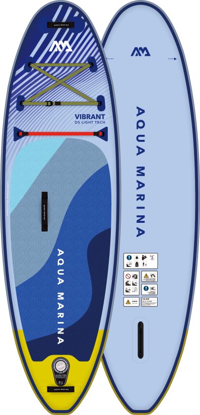 Kids' Vibrant SUP Blue Purple OneSize, Blue Purple
