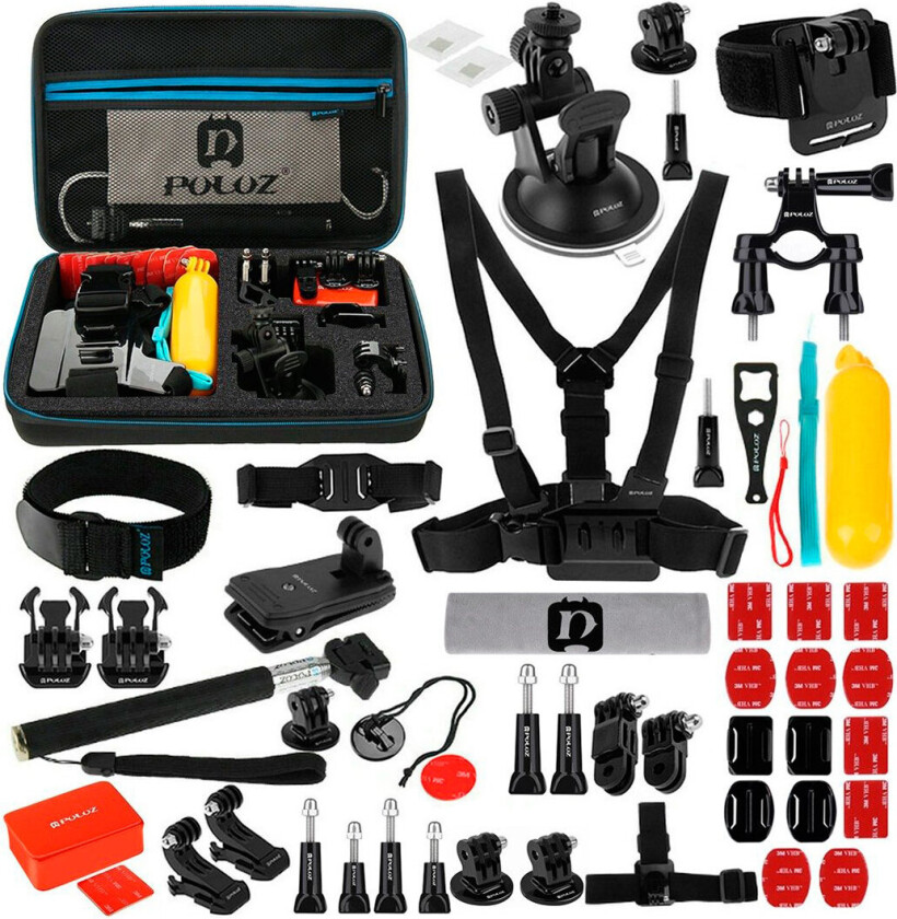 Accessories Ultimate Combo Kits for sports cameras PKT09 53 in 1