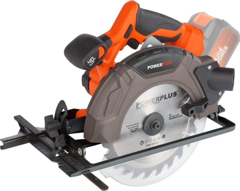 Sirkelsag Powerplus Dual Power Powdp25230 40 V Ø 18,5 cm
