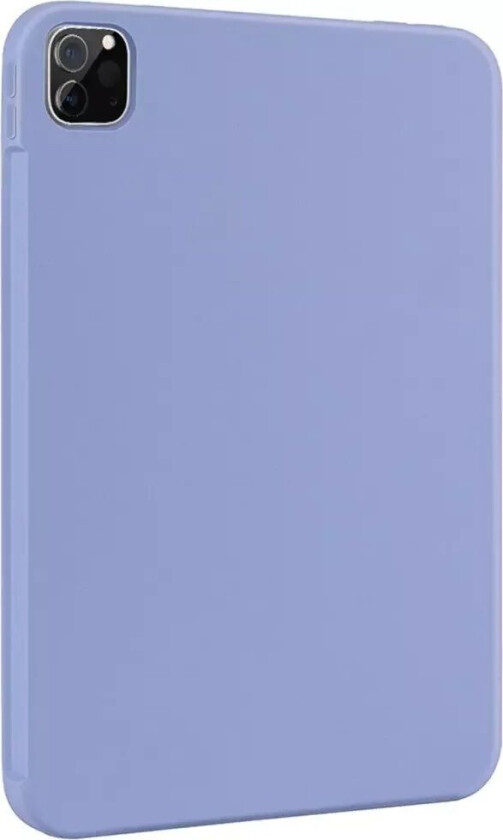 iPad Pro 12.9" (2022 / 2021 / 2020 / 2018) Liquid Silikone Shockproof Bakdeksel - Lavendel Lilla