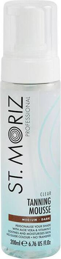 Proffesional Clear Tanning Mousse Medium Dark 200ml