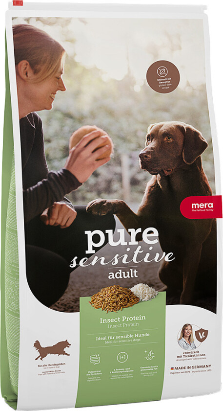 mera pure sensitive insektprotein - 12,5 kg