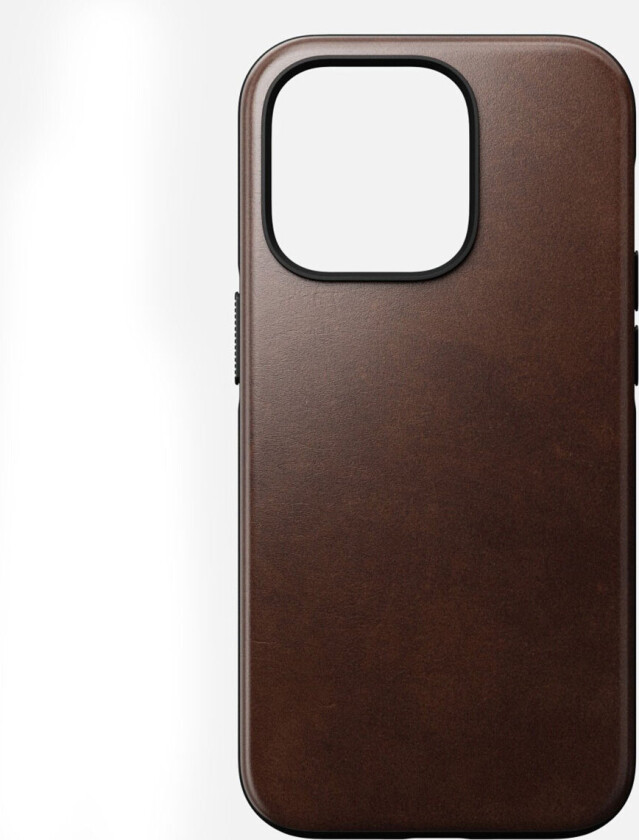 Modern Leather MagSafe Case iPhone 14 Pro brown