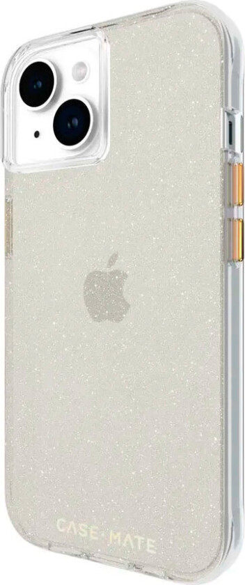 Case Mate Sheer Crystal case, champagne gold - iPhone 15