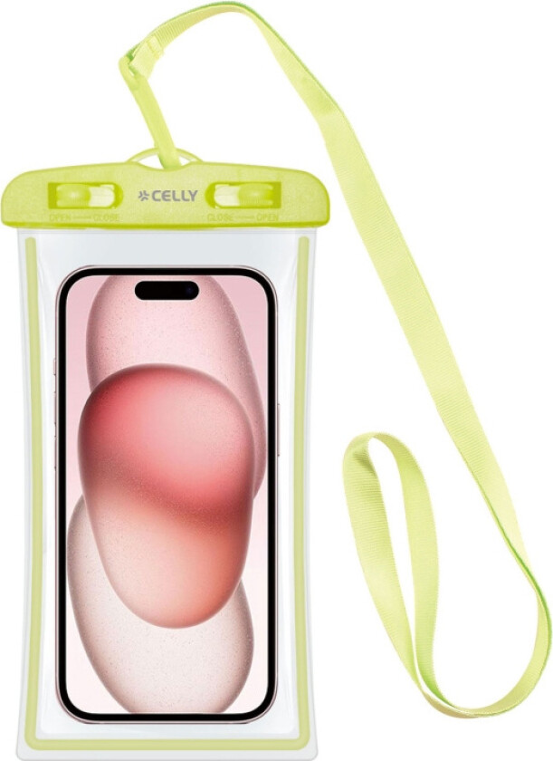 Splashbag Vattentät bag IPX8 max 6,5" Grön