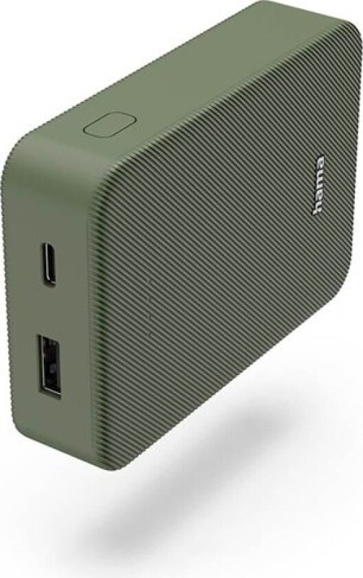 Powerbank Colour 10 10000mAh USB-C+USB-A Green Nødlader - Grønn - 10000 mAh