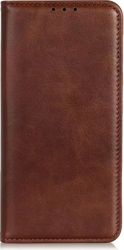 Samsung Galaxy S23 Magnetisk Flippdeksel med Lommebok - Kaffe Brun