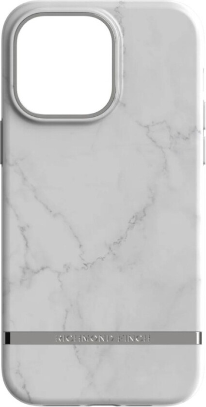 iPhone 14 Pro Max case, White Marble