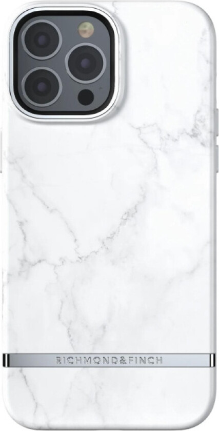 iPhone 13 Pro Max Freedom Case, White Marble
