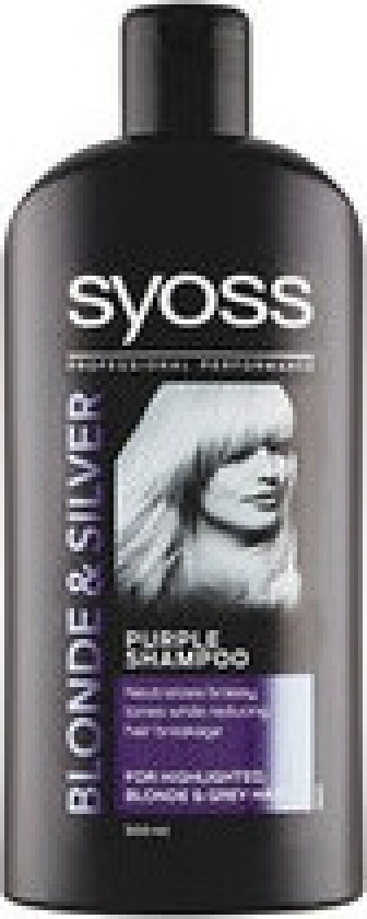 - Blonde & Silver Purple Shampoo - For Women, 440 ml