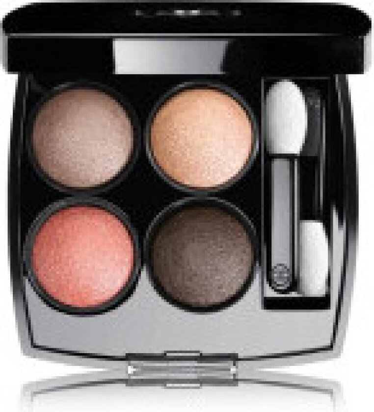 CHANEL Les 4 Ombres, Metallisk, Smoky, Utjevning, Tissé Vendôme, 4 farger, Matte, Metallisk, Satin, Shimmer, Pulver, Kvinner