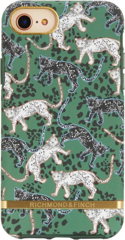 iPhone 7/8/SE2 Case, Green Leopard