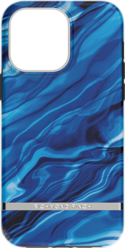 iPhone 14 Pro Max case, Blue Waves