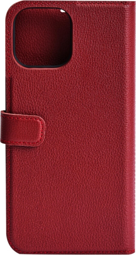iPhone 13 Pro Max leather wallet, detachable, Red