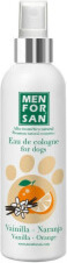 Eau de cologne Menforsan Oransje Hund Vanilje tilført 125 ml Vanilje