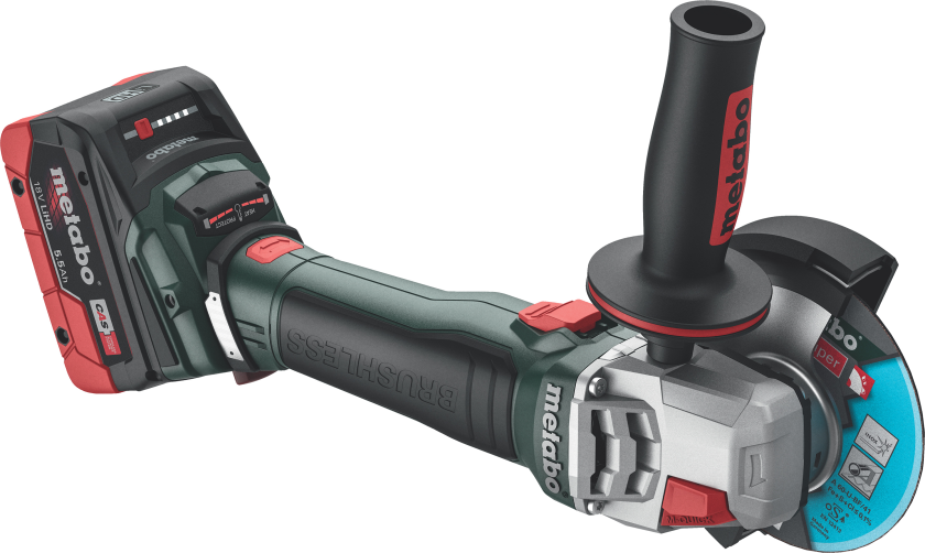 WB 18 LT BL, 10000 RPM, 12,5 cm, Batteri, 11 Ah, 1,8 kg, Børsteløs motor