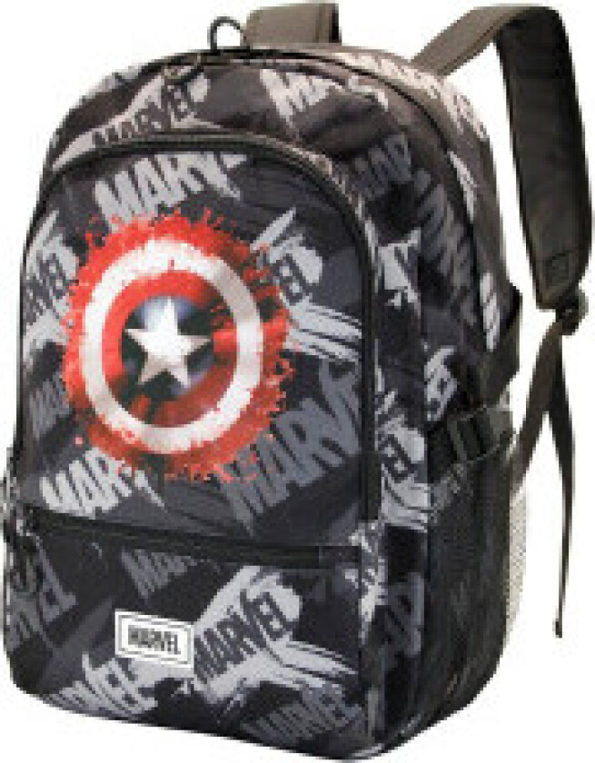 Marvel HS Ryggsekk Captain America Scratches