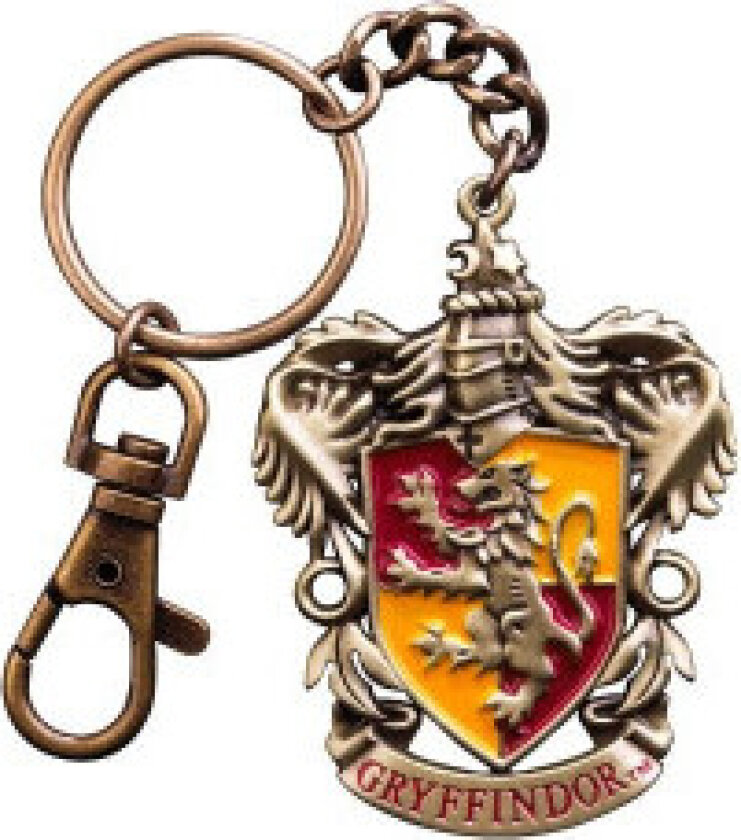 Harry Potter metall nøkkelring Gryffindor 5 cm