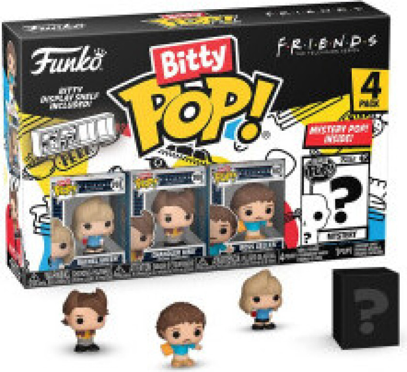 Venner Bitty POP! Vinyl Figur 4-Pack 80-tallet Rachel 2,5 cm