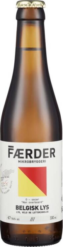 Færder Belgisk Øl Lys 0,33l flaske