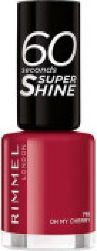 - 60 Seconds Super Shine 710 Oh My Cherry - For Women, 8 ml