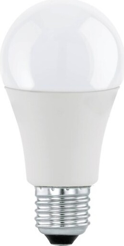 Eglo - LED-lyspære - form: A60 - E27 - 11 W (ekvivalent 75 W) - klasse F - varmt hvitt lys - 3000 K - melkehvit