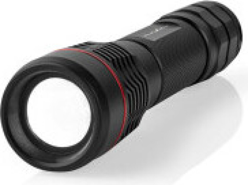 LED lommelykt   Batteri drevet   3.7 V DC   10 W   N/A   batterier følger med   Oppladningsbar   Nominell lysfluks: 1000 lm   Lysrekkevidde: 200