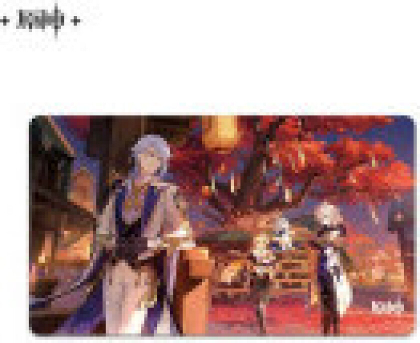 Genshin Impact Mousepad Hues of the Violet Garden 70 x 40 cm