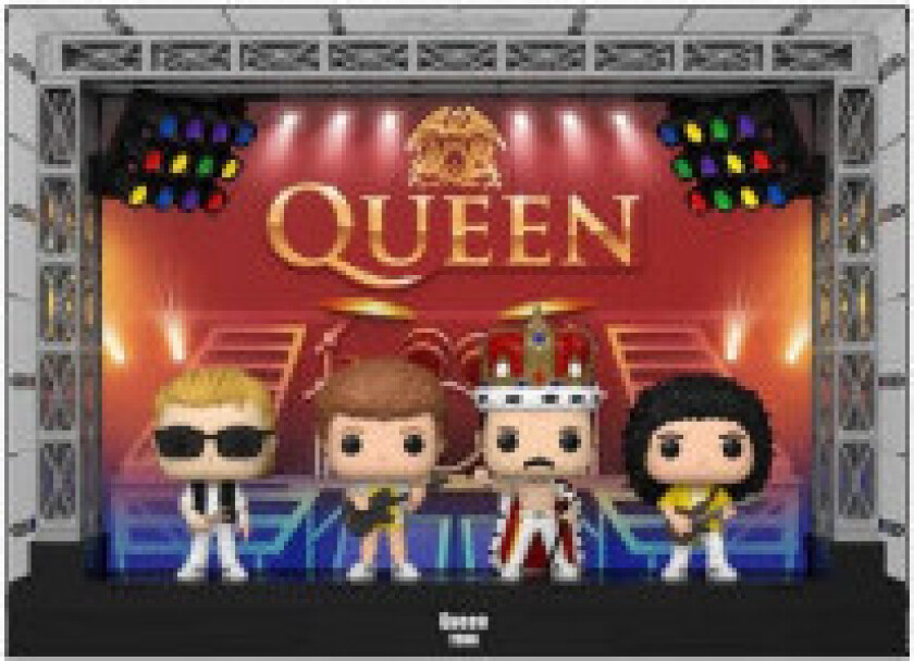 Queen POP Moments Deluxe Vinyl Figures 4-Pack Wembley Stadium
